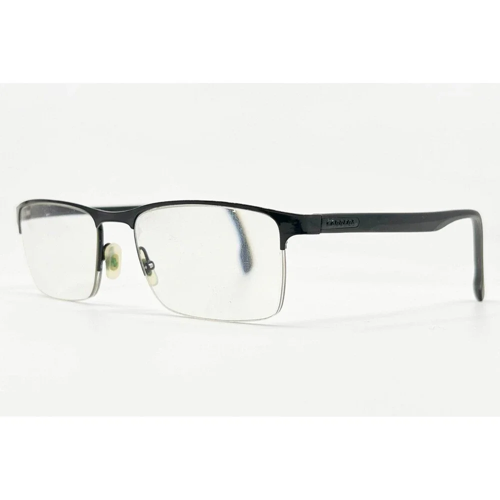 Carrera Eyeglasses Men Black Semi Rimless Rectangular 57-16-145 43744